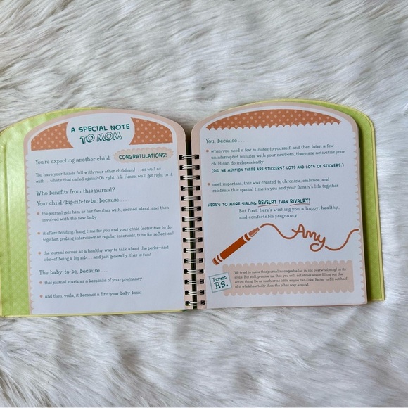 The Big Sibling Book Journal - First Year According to ME Spiral by Amy Krouse R - Picture 11 of 12